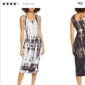 Fraiche by J -sleeveless tie dye midi dress
